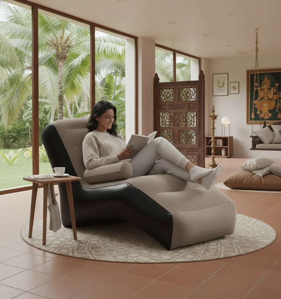 Inflatable Air Sofa “Comes with a Warranty”