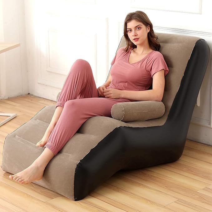 Inflatable Air Sofa “Comes with a Warranty”