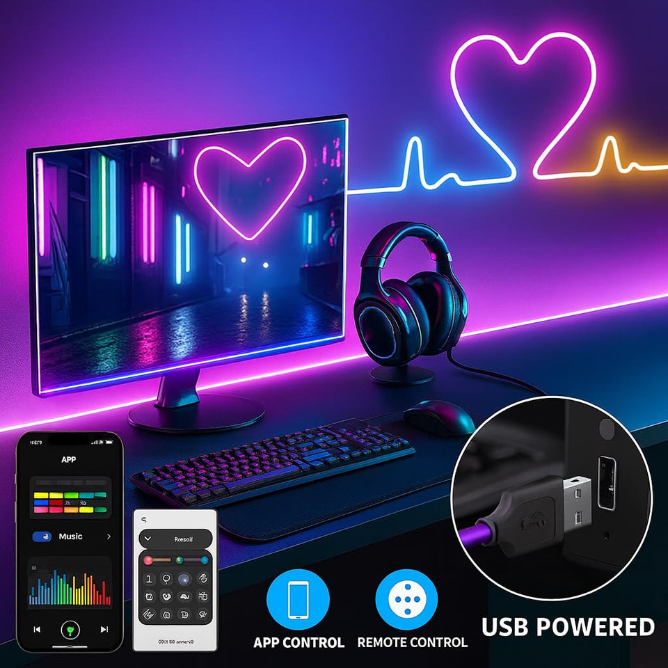 USB RGB Neon LED Strip Light