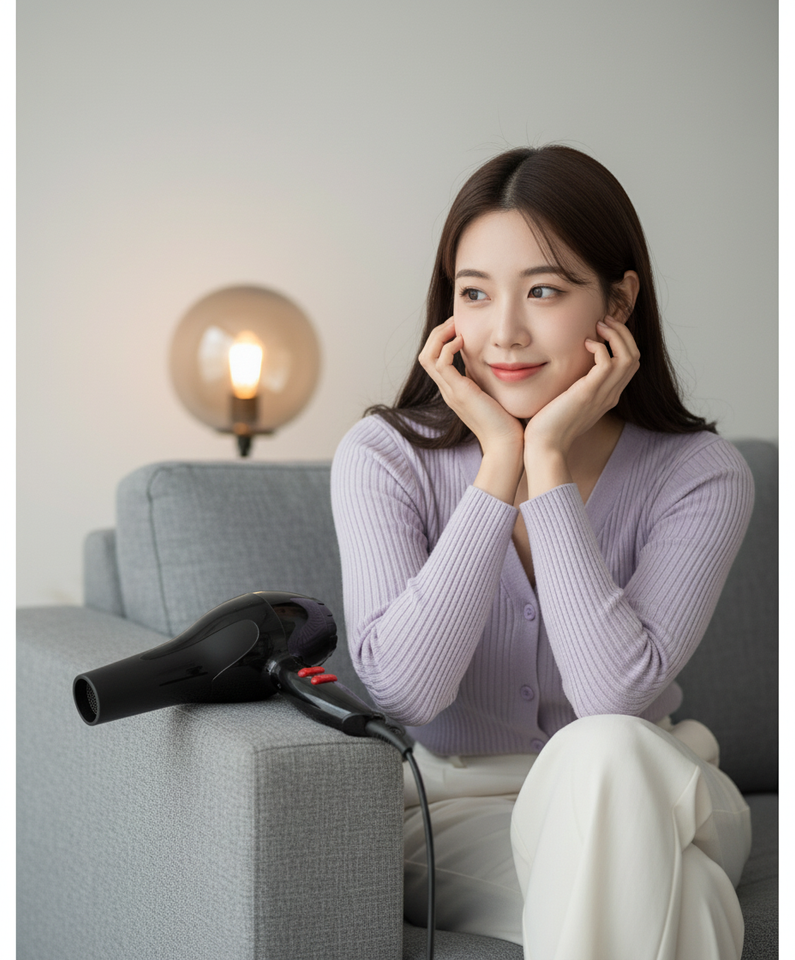 Mybae New Nova Big Hair Dryer (1800W) “Comes with a Warranty”